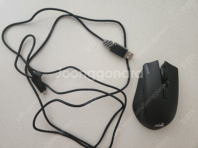 커세어 게이밍 무선 마우스 HARPOON RGB WIRELESS (하루 사용 10월 5일 배송받음)--2